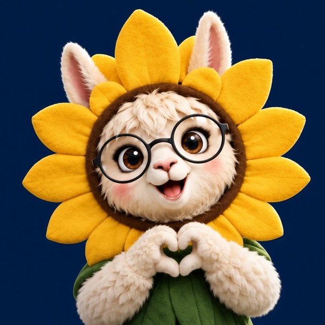 Minki con las manos en corazón dándote la bienvenida