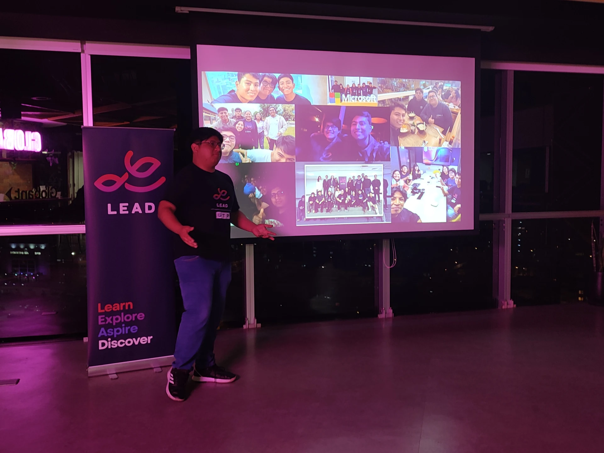 Ponencia durante la integración con GLOBANT