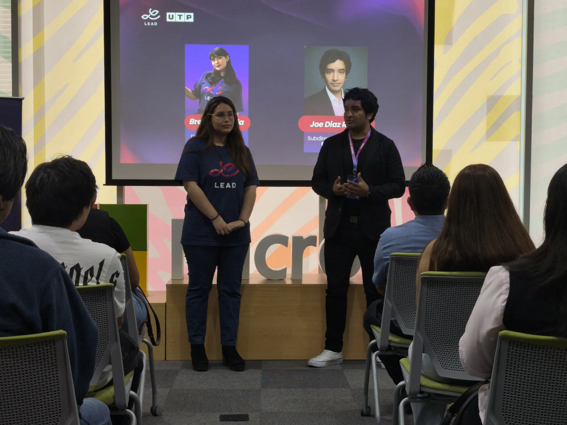 Presentación durante la clausura de Career Path